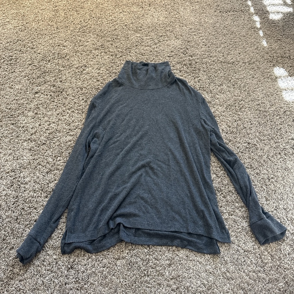 Gray Turtleneck Sweater